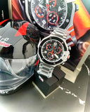 Tissot T Race Moto GP Limited Edition Chronograph Black Dial Silver Steel Strap Watch for Men - T141.417.11.057.00