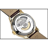 Tissot T Classic Le Locle Automatic Gold Dial Maroon Leather Strap Watch For Men - T41.5.413.73