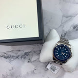 Gucci Dive Analog Blue Dial Silver Steel Strap Watch For Men - YA136203