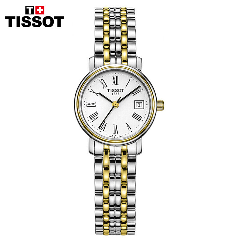 Tissot T Classic Desire Two Tone Quartz Watch For Women