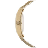 Marc Jacobs Henry Transparent Gold Dial Gold Stainless Steel Strap Watch for Women - MBM3206