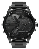 Diesel Mr Daddy 2.0 Chronograph Black Dial Black Stainless Steel Watch For Men - DZ7396