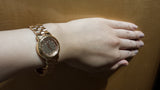 Marc Jacobs Mini Marci Rose Gold Dial Rose Gold Steel Strap Watch for Women - MBM3175