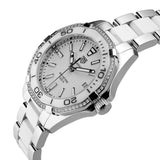 Tag Heuer Aquaracer Diamond White Dial Two Tone Steel Strap Watch for Women - WAY131H.BA0914