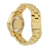 Marc Jacobs Henry Gold Transparent Dial Gold Stainless Steel Strap Watch for Women - MBM3338