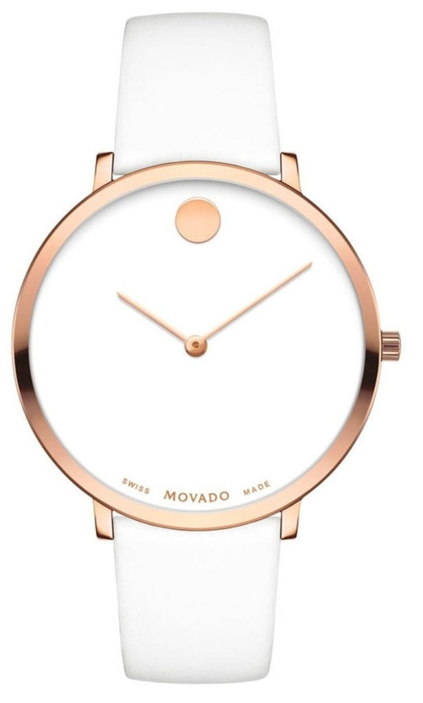 Movado Museum 70th Anniversary Special Edition White Dial White