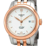 Tissot T Classic Le Locle Automatic Lady Silver Dial Two Tone Steel Strap Watch For Women - T006.207.22.036.00