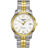 Tissot T Classic PR100 Gold Plated Quartz Watch For Women - T049.210.22.017.00