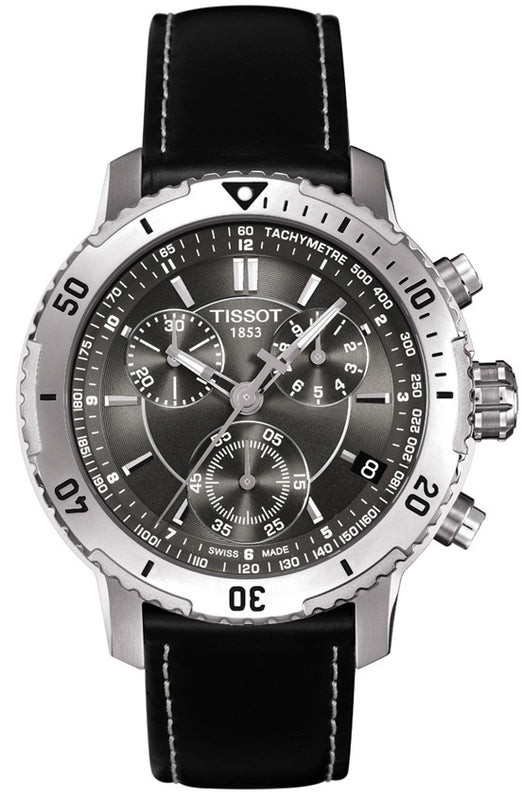 Tissot PRS 200 Chronograph Black DIal Watch For Men Watch for Men