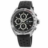 Tag Heuer Formula 1 Calibre 16 43mm Black Dial Black Leather Strap Watch for Men - CAZ2010.FT8024