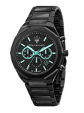 Maserati Stile Aqua Edition Chronograph Stainless Steel Watch For Men - R8873644001