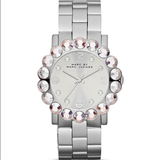 Marc Jacobs Amy Silver Dial Silver Stainless Steel Strap Watch for Women - MBM3222