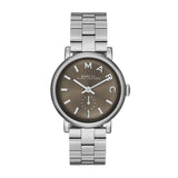 Marc Jacobs Baker Brown Dial Silver Stainless Steel Strap Watch For Women - MBM3329