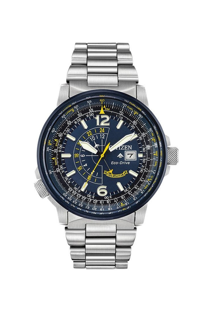 Citizen Promaster Nighthawk Eco Drive Navy Blue Dial Silver Steel