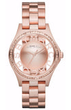 Marc Jacobs Henry Rose Gold Dial Rose Gold Stainless Steel Strap Watch for Women - MBM3339