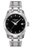 Tissot T Trend Couturier Lady Black Dial Silver Steel Strap Watch For Women - T035.210.11.051.00