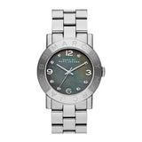 Marc Jacobs Amy Grey Analog Dial Silver Stainless Steel Strap Watch for Women - MBM8608