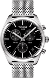 Tissot PR 100 Chronograph 41mm Stainless Steel Watch For Men - T101.417.11.051.01