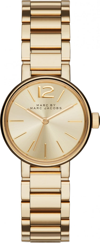 Montre Marc Jacobs Peggy à cadran doré et bracelet en acier doré