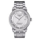 Tissot Luxury Powermatic 80 Silver Dial Silver Steel Strap Watch For Men - T086.408.11.031.00