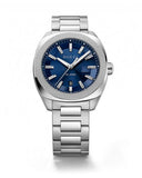 Gucci GG2570 Blue Dial Silver Steel Strap Watch For Men - YA142303