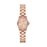 Marc Jacobs Henry Pink Dial Rose Gold Stainless Steel Strap Watch for Women - MBM3278