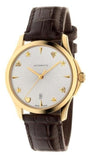 Gucci G Timeless Automatic Silver Dial Brown Leather Strap Unisex Watch - YA126467
