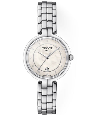 Tissot T Lady Flamingo Quartz Diamond Watch For Women - T094.210.11.116.01