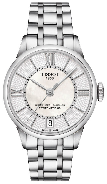 Tissot Chemin Des Tourelles Powermatic 80 Lady Watch For Women - T099.207.11.118.00