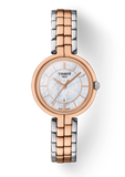 Tissot T Lady Flamingo Lady Quartz Mother of Pearl Dial Two Tone Steel Strap Watch For Women - T094.210.22.111.00