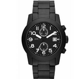 Marc Jacobs Larry Black Dial Black Stainless Steel Strap Watch for Men - MBM5052