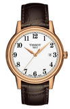 Tissot Carson White Dial Brown Leather Strap Watch For Women - T085.210.36.012.00