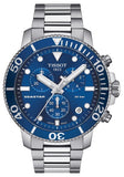 Tissot Seastar 1000 Chronograph Blue Dial Silver Steel Strap Watch For Men - T120.417.11.041.00