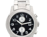 Marc Jacobs Larry Black Dial Silver Stainless Steel Strap Watch for Men - MBM5050