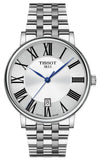 Tissot Carson Premium Quartz Silver Dial Silver Steel Strap Watch For Men - T122.410.11.033.00