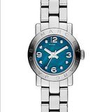 Marc Jacobs Amy Blue Dial Silver Stainless Steel Strap Watch for Women - MBM3274