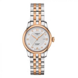 Tissot Le Locle Lady Automatic Silver Dial Two Tone Steel Strap Watch For Women - T006.207.22.036.00