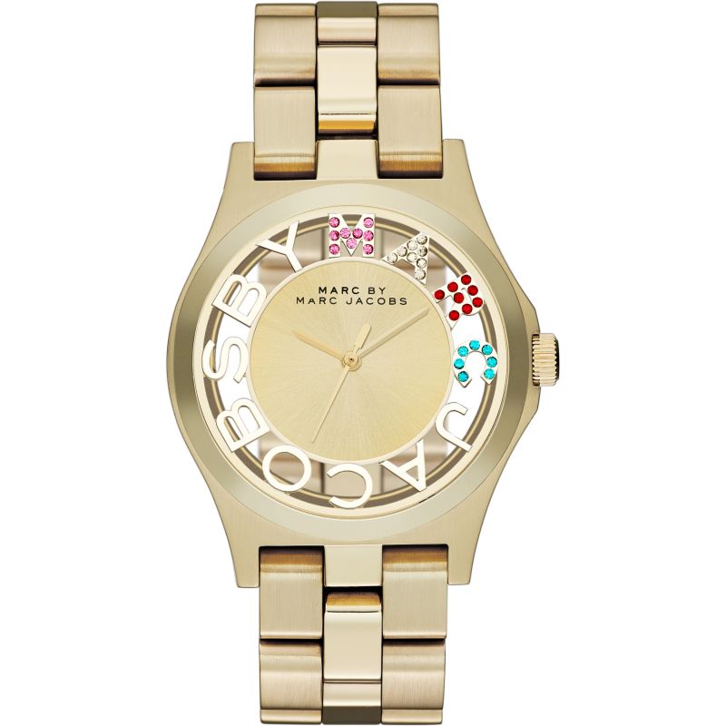 Marc jacobs ladies gold watch hotsell