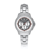 Maserati Royale Chronograph Grey Dial Silver Steel Strap Watch For Men - R8873637003