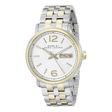 Marc Jacobs Fergus White Dial Two Tone Stainless Steel Strap Watch for Men - MBM5079