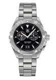 Tag Heuer Aquaracer Quartz 40mm Black Dial Silver Steel Strap Watch for Men - WAY111Z.BA0928