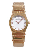 Marc Jacobs Amy White Dial Rose Gold Stainless Steel Strap Watch for Women - MBM8559