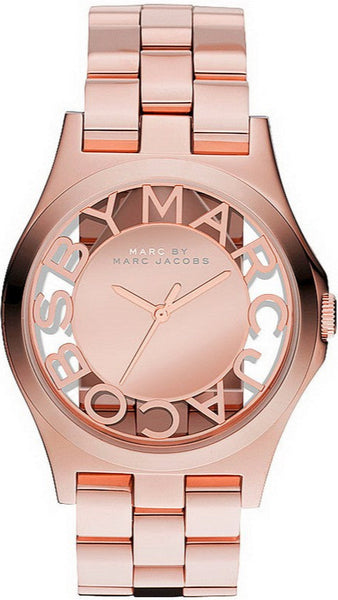 特価! MARC JACOBS Riley Rose Gold-Tone Navy Leather MJ1577 特価! MARC JACOBS Riley Rose Gold-Tone Navy Leather MJ1577