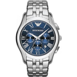 Emporio Armani Classic Navy Blue Dial Stainless Steel Watch For Men - AR1787