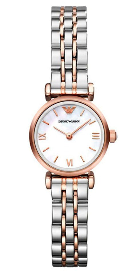 【人気投票 1~37位】ハイブランド人気ランキング！ Armani Emporio Gianni Steel Tone Two Dial Pearl of Mother アルマーニ
