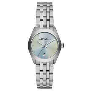 Marc Jacobs Peeker Blue Dial Silver Steel Strap Watch for Women - MBM3376