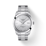 Tissot Gentleman Powermatic 80 Silicium Silver Dial Silver Steel Strap Watch For Men - T127.407.11.031.00