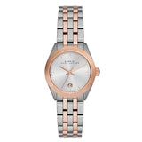 Marc Jacobs Peeker Silver Dial Two Tone Stainless Steel Strap Watch for Women - MBM3375