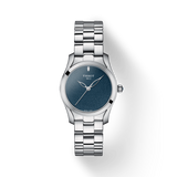 Tissot T Wave Donna Blue Dial Silver Steel Strap Watch For Women - T112.210.11.041.00