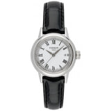 Tissot T Classic Carson White Dial Brown Leather Strap Watch For Women - T085.210.16.013.00